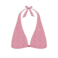 Boutine LA MATCHING SETS Rosewood Lace Halter Bikini Top