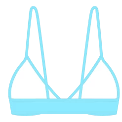 Boutine LA Off-Blue Fitted Top II