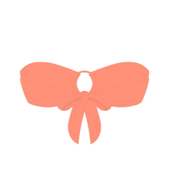 Boutine LA TOPS Peach Hoop Top