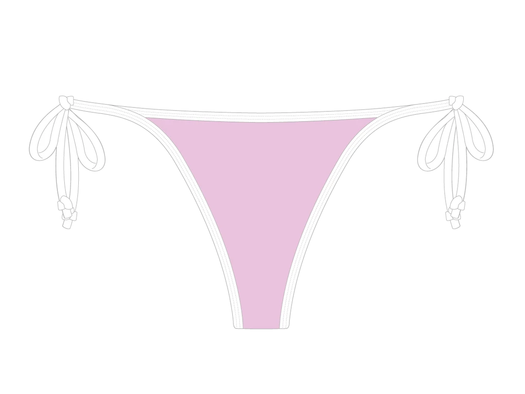 ChooksLA Pearl Pink Side-Tie Bottom