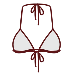 Boutine LA Plum Bikini Top II