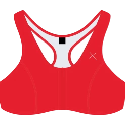 Boutine LA TOPS Rose Red Zipper Top