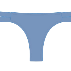 Boutine LA BOTTOMS Slate Blue Dual Strap Bottom II