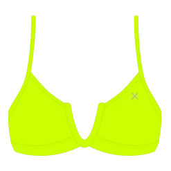 Boutine LA Sour Yellow V-Cut Top