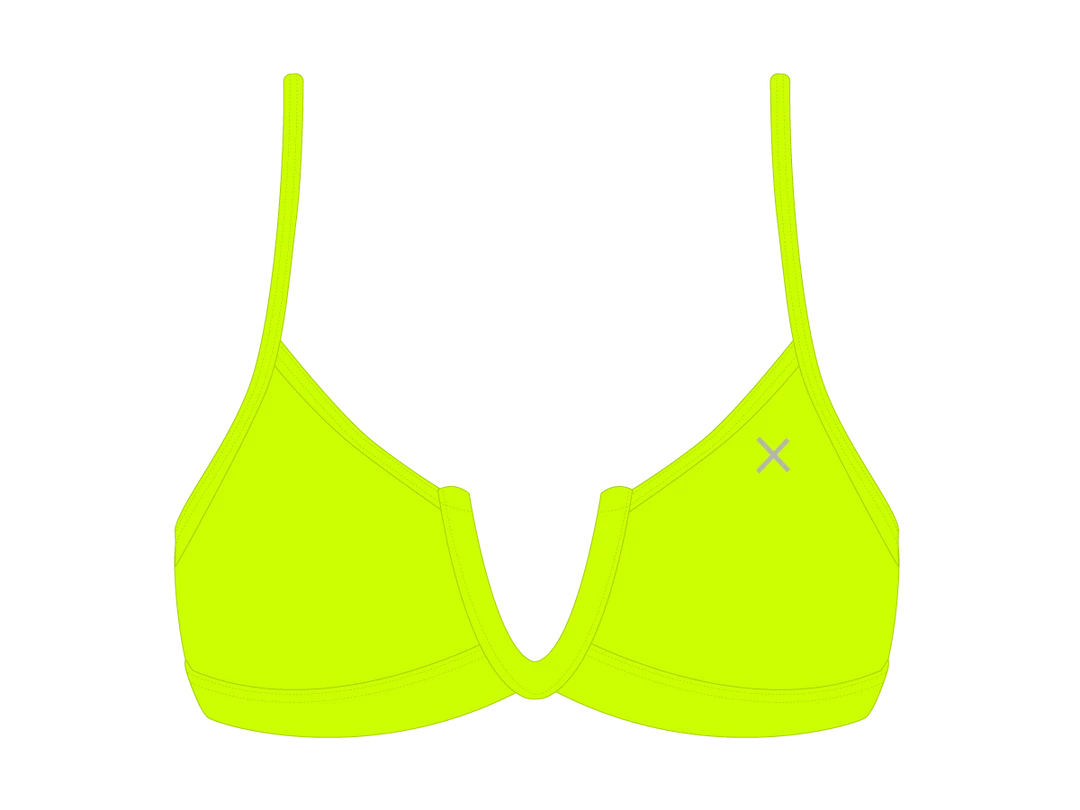 Boutine LA Sour Yellow V-Cut Top