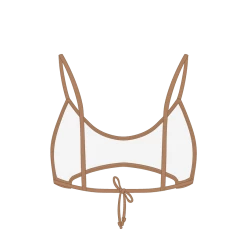 Boutine LA TOPS Desert Sand Split Top