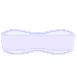 Boutine LA Lavender Strapless Top