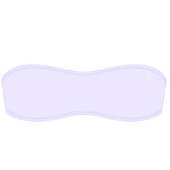 Boutine LA Lavender Strapless Top