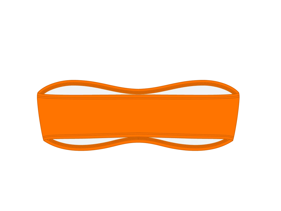 Boutine LA Wild Orange Strapless Top