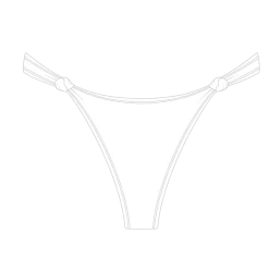 Boutine LA Venice White Twist Bottoms