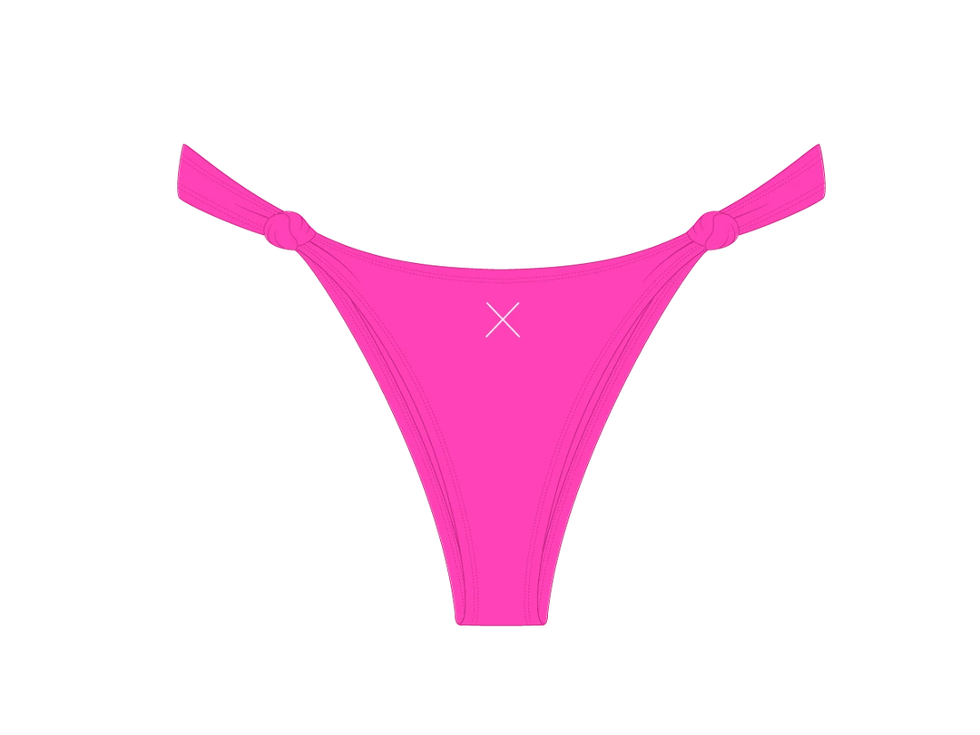 Boutine LA Hot Pink Twist Bottoms Twist Top X Twist Bottoms