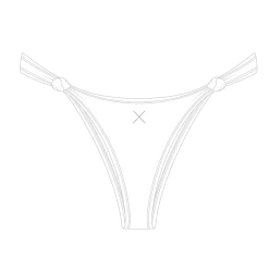 Boutine LA Venice White Twist Bottoms