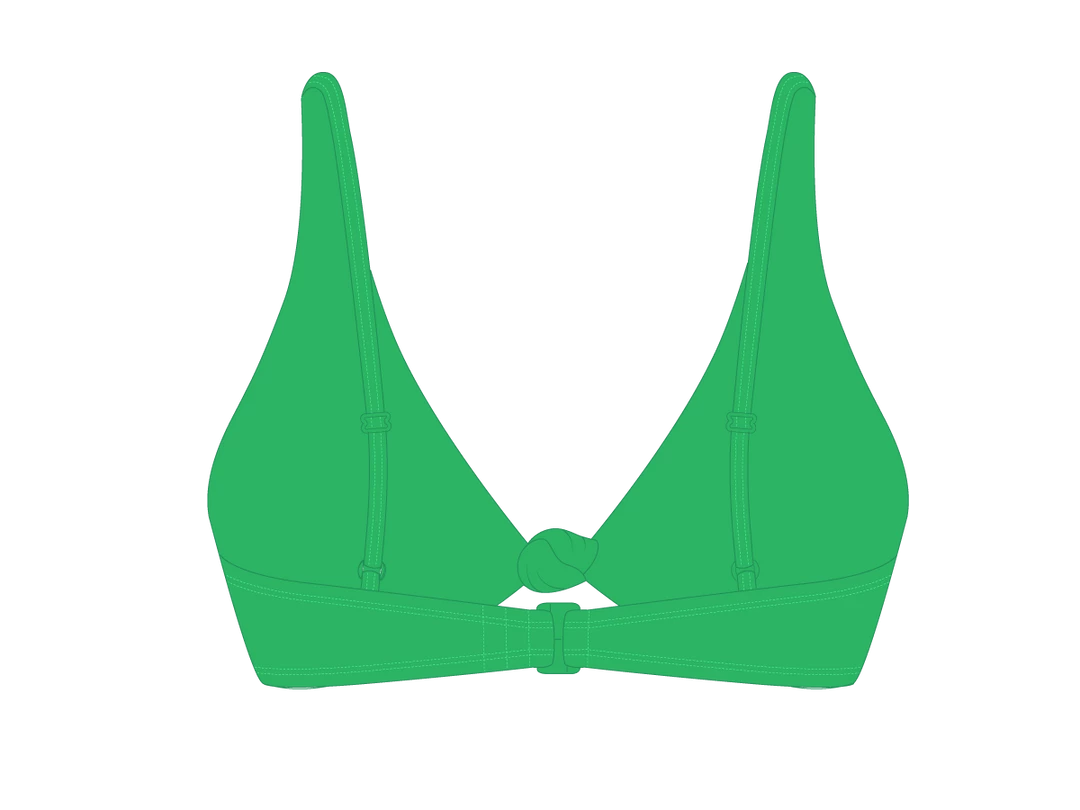 Boutine LA Leaf Green Twist Top