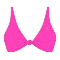 Boutine LA Hot Pink Twist Top