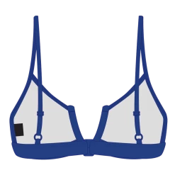 Boutine LA V-Cut Top X Minimal Bottoms Laguna Blue V-Cut Top