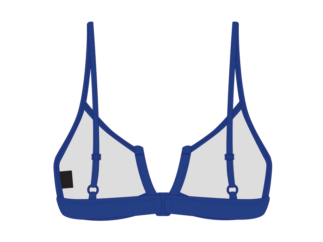Boutine LA V-Cut Top X Minimal Bottoms Laguna Blue V-Cut Top