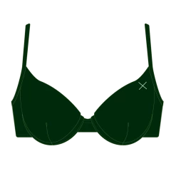 Boutine LA Valley Green Bustier Top