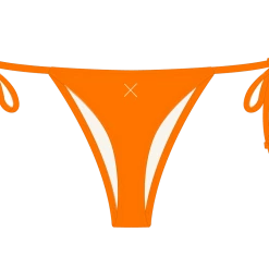 Boutine LA Fitted Tops X Beachy Bottoms Wild Orange Beachy Bottom