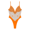 ChooksLA Wild Orange Lace Bodysuit
