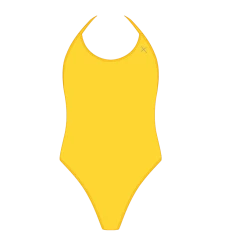 Boutine LA ONE PIECES Lily Yellow Halter One Piece